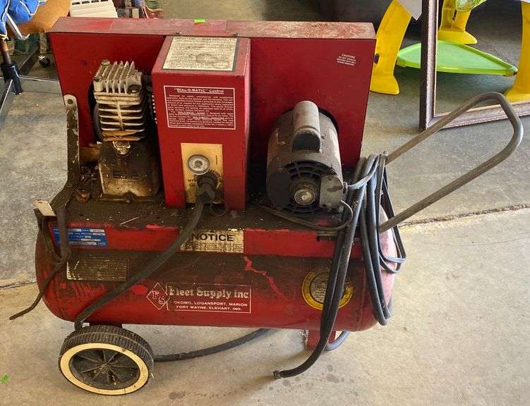 Air compressor fleet supply Inc. dial controls Metzger Property