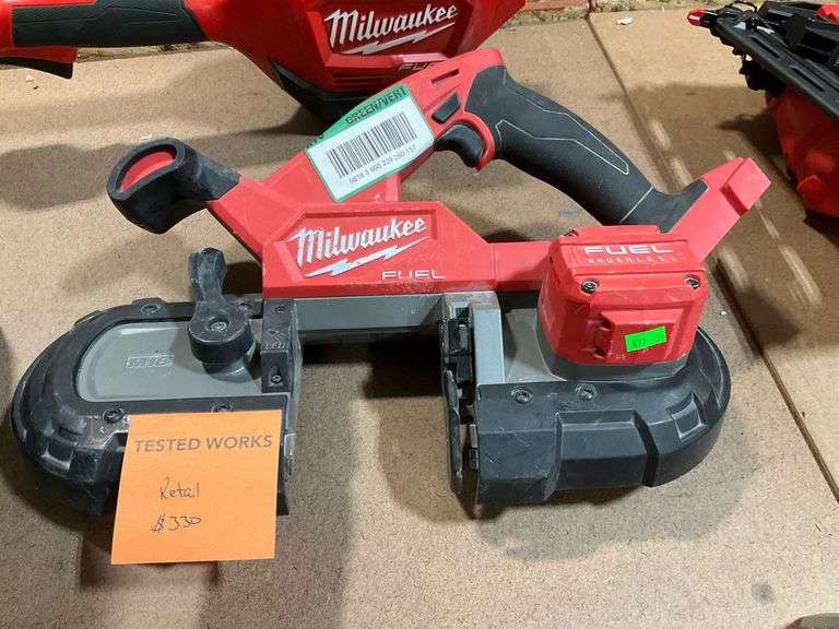 Milwaukee M18 band saw, tool only Metzger Property Services LLC