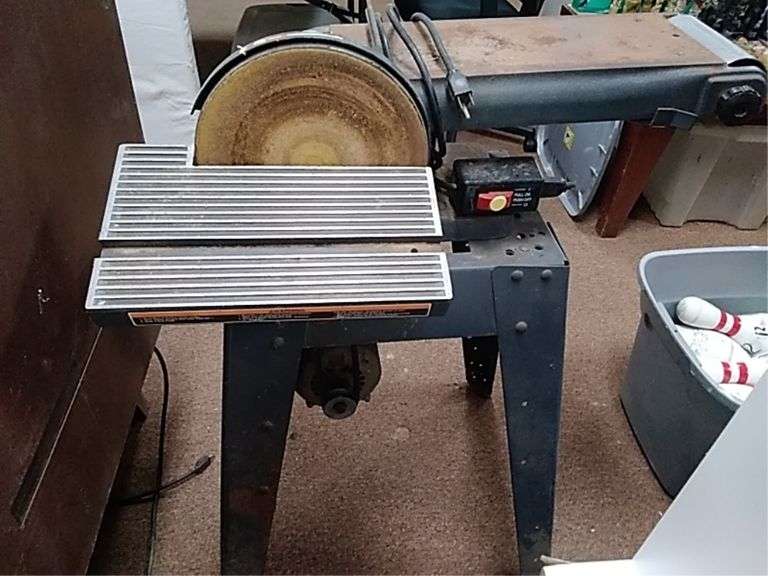 Craftsman combination 6-in belt sander 9-in Disc Sander on stand ...