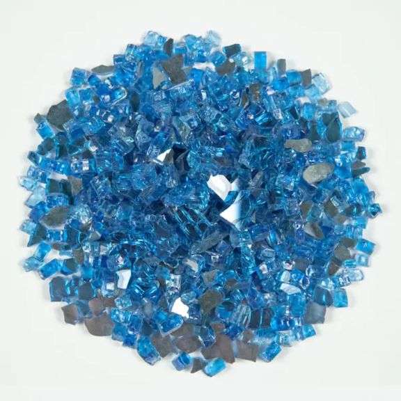 MSI Quantum Fire Glass Sapphire Blue 20Lbs Metzger Property Services LLC