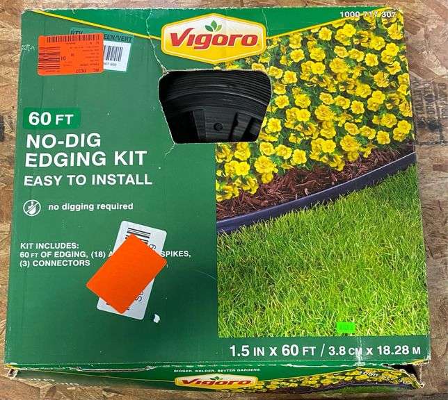 Vigoro Model1000 717 307 60’ NoDig Edging Kit Metzger Property