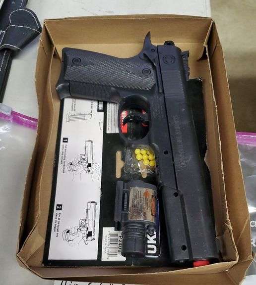 Air soft gun with lazer sights Metzger Property Services LLC