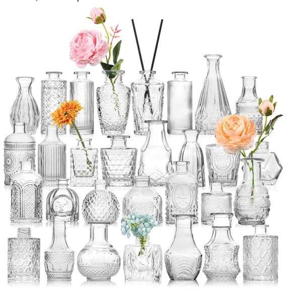 30 assorted glass bottles - Metzger Property Services, LLC