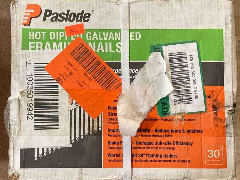 31/4” x .131” Paslode Hot Dipped Galvanized Framing Nails 2000 QTY