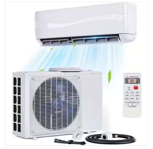 Gymax 12000BTU 20 SEER2 115V Split Air Conditioner & Heater Remote