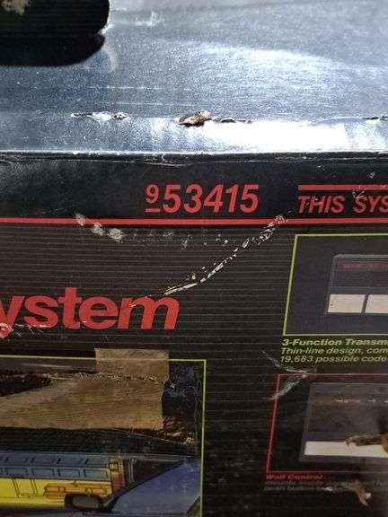 Sears craftsman 1/2 horsepower garage door opener system ⁹53415