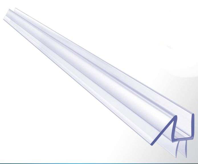 2Pack Butecare Frameless Shower Door Bottom Seal Stop Shower Leaks