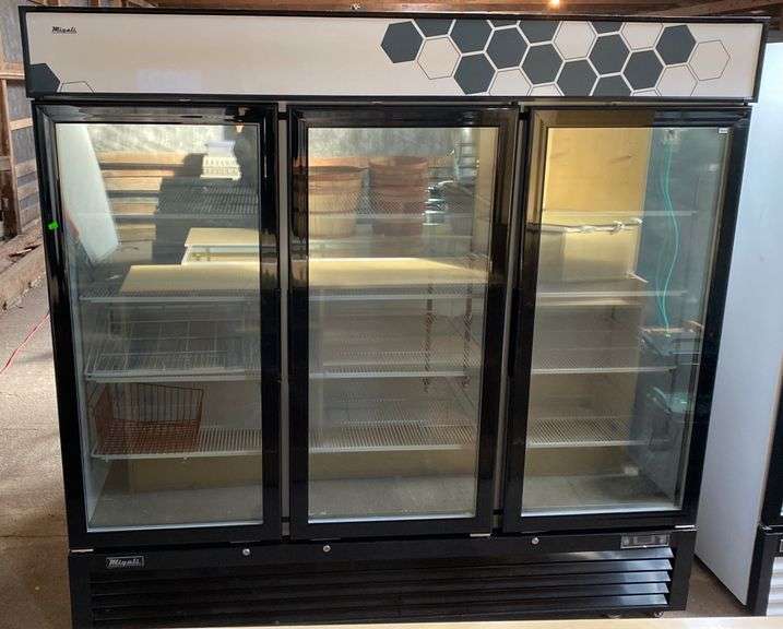 Migali BSeries Glass Door Freezer Md C72FM, 250 psig 350 psig