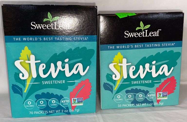Sweetleaf stevia sweetener 35 packets, Sweetleaf stevia sweetener 70