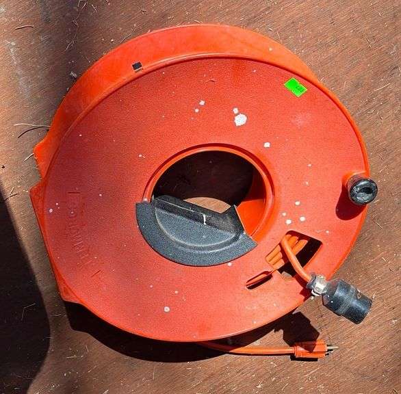 CordWheel extension cord on reel, length unknown Metzger Property
