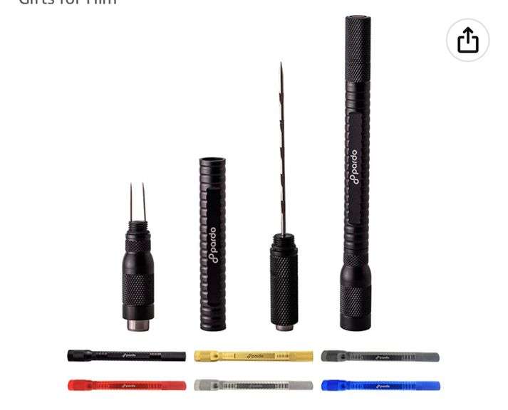 Pardo 4in1 Cigar Multitool, Dual Size, Cigar Cutter, Cigar Punch Tool