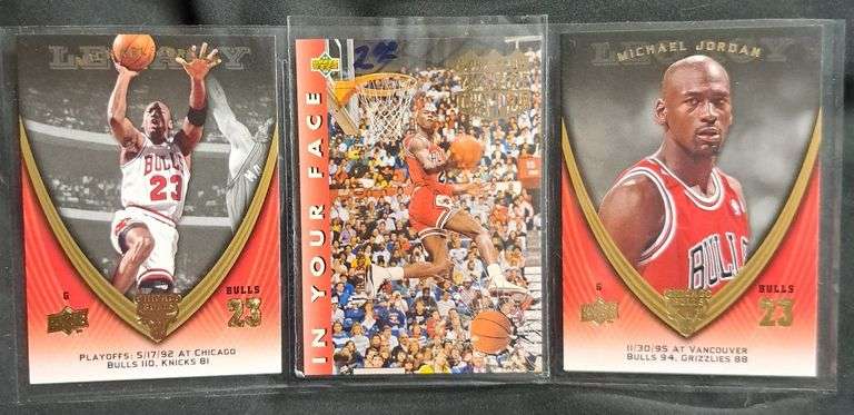 michael jordan upper deck large cards