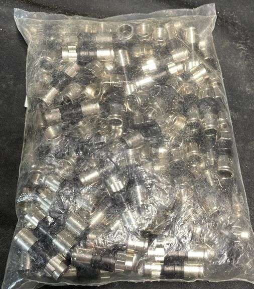 The Cimple Co. Coaxial cable compression fittings 100pcs Metzger
