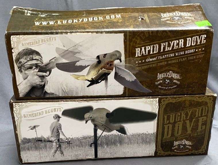 2 Lucky Duck game bird decoys Metzger Property Services LLC