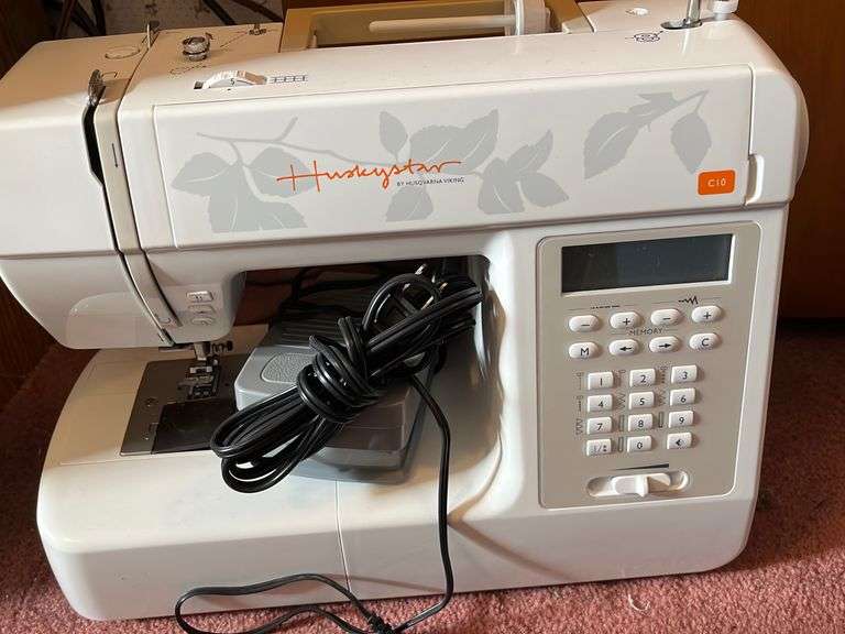 Huskystar C10 by Husqvarna Viking Digital Sewing Machine with Power