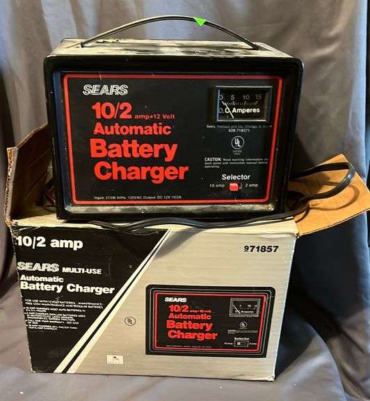 Sears 10/2 12volt battery charger Metzger Property Services LLC