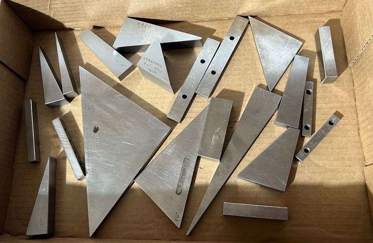 Precision machinist angle blocks, thickness blocks Metzger Property Services LLC