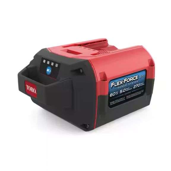 Toro FlexForce Power System 60Volt Max 5.0 Ah 270 Wh