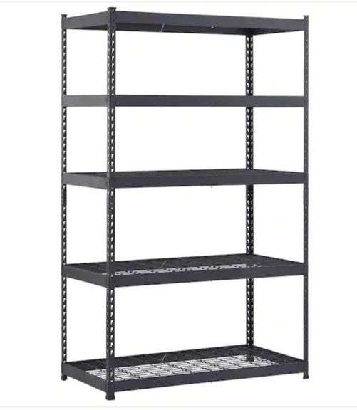 Husky 5Tier Heavy Duty Boltless Steel Garage Storage Shelving Unit in