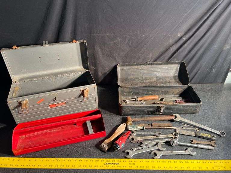 Metal tool boxes, Assorted wrenches & Tools Metzger Property Services LLC