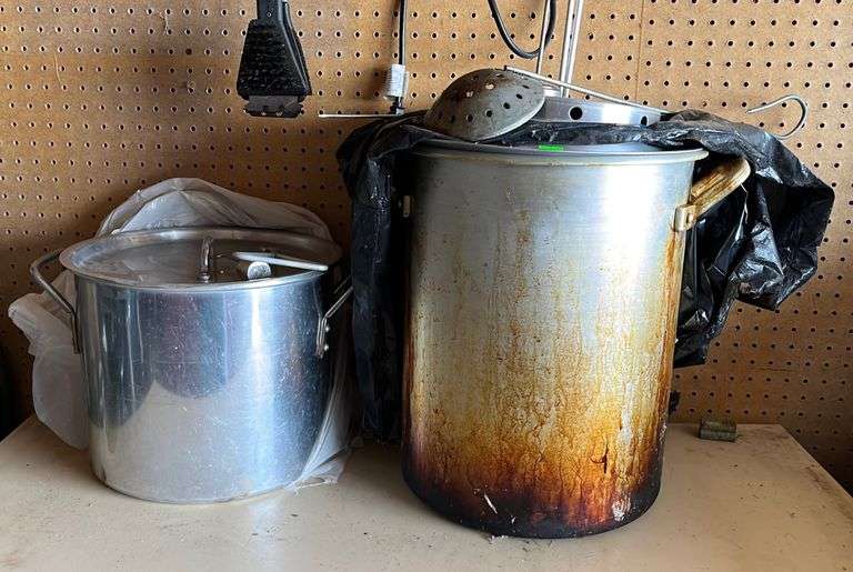 Turkey fryer pots and rotisserie items Metzger Property Services LLC