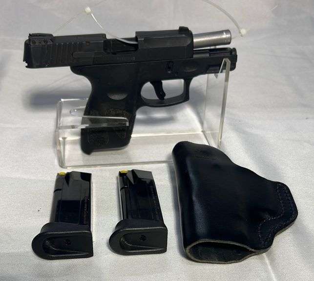 Taurus G2C 9mm Handgun Serial TMT21740 including Desantis Gunhide Holster & 2 Clips Metzger