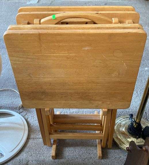 TV Trays with Caddy Metzger Property Services LLC