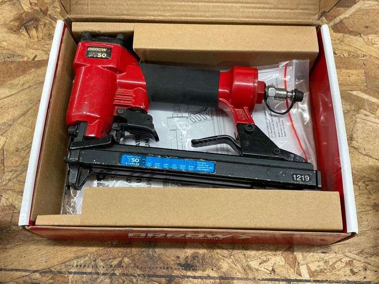 Arrow PT50 OilFree Pneumatic Staple Gun, Professional HeavyDuty