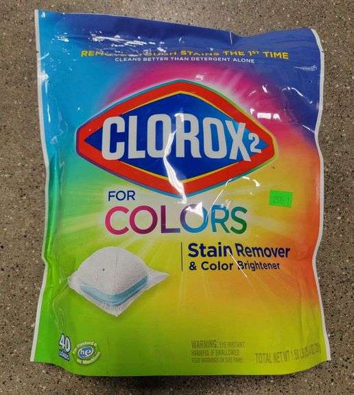 Clorox 2 for Colors Laundry Stain Remover and Color Booster Pods