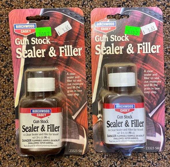 Birchwood Casey Gun Stock Sealer & Filler, 2 Bottles, 3 Fl. Oz. Each