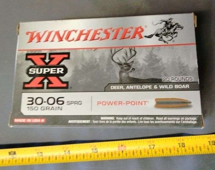 Winchester Super X .3006 Sprg Power Point, 20 rounds Metzger