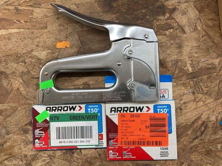 Arrow Stapler Model T50P & T50 Staples Metzger Property Services LLC