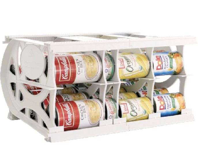 Shelf Reliance Cansolidator Pantry 40 Cans Can Organizer for Pantry