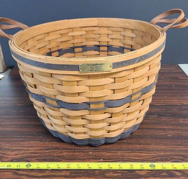 Longaberger J. W. Collection Corn Basket, 1991 Edition, 12" Metzger