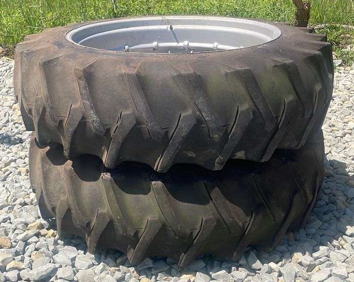 2 Firestone tractor tires 15.538 all tractor field & road F 151