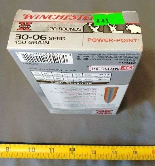 Winchester Super X .3006 Sprg Power Point, 20 rounds Metzger