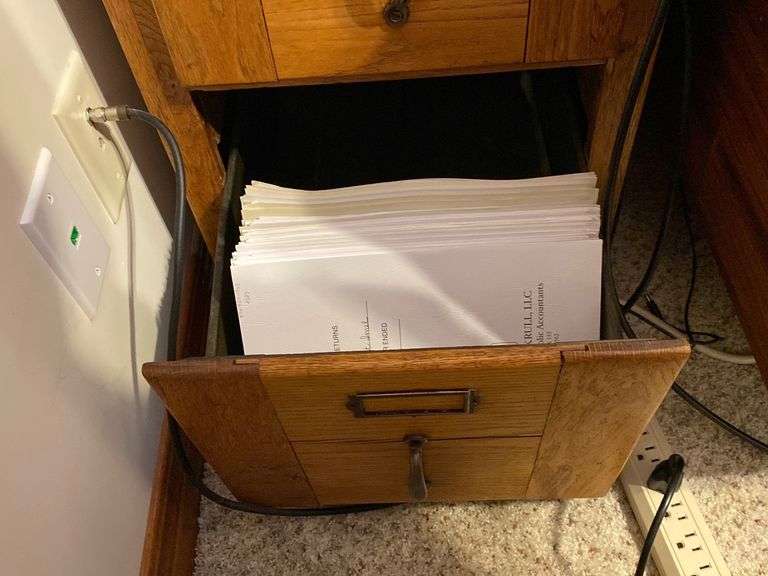 Hobart Co. Antique Filing 16”x50”x24.5” Metzger