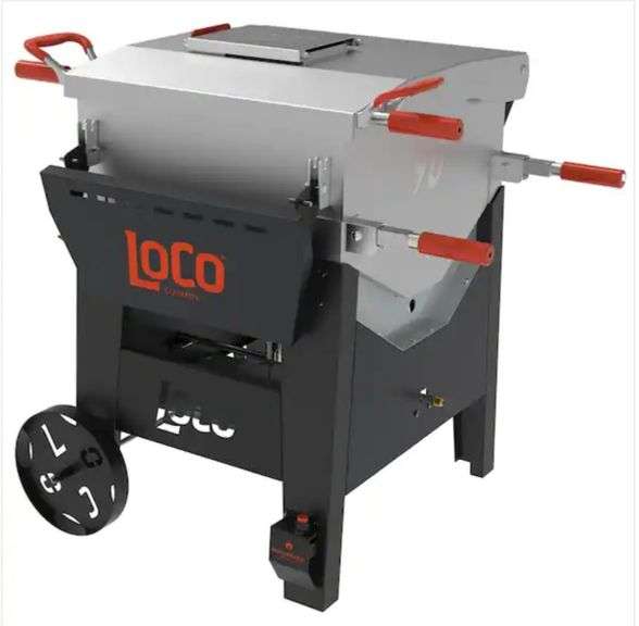 LOCO 90 Qt. Propane Cart Boiler in Stainless with 2 Jet Burners