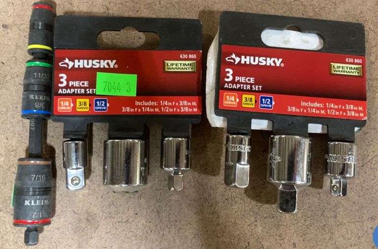 Impact Driver, 7in1 Impact Flip Socket Set, 6 Hex Driver Sizes plus a