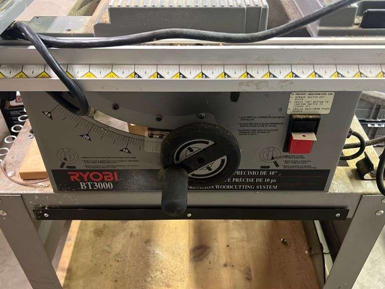 Ryobi BT 3000 Table Saw 10” No. 740382 9613 Metzger Property Services LLC