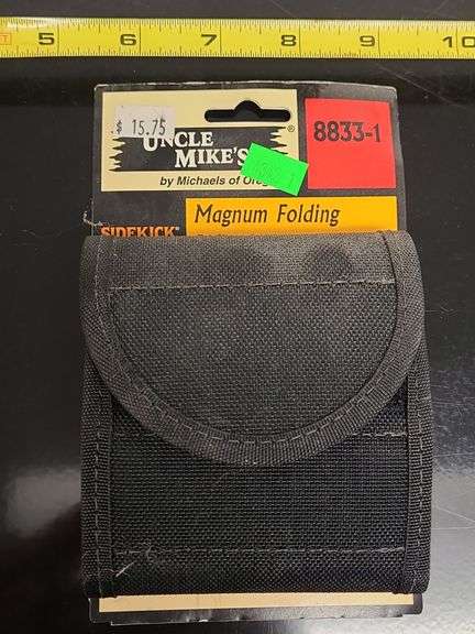Uncle Mike's Plain Black Cartridge Carrier Folding Rifle - 10 Rnd...