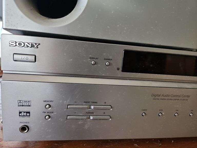 Sony digital audio control center and speakers Metzger Property