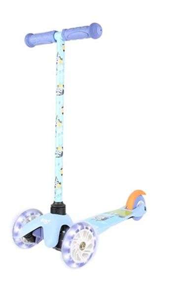 Bluey Self Balancing Kick Scooter With Light Up Wheels Extra Wide Deck 