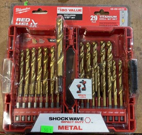 Milwaukee SHOCKWAVE IMPACT DUTY Titanium Drill Bit Set (29Piece