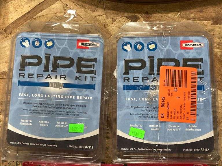 2 packs of Rectorseal pipe repair kits Metzger Property Services LLC
