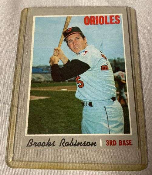 Brooks Robinson baseball card Metzger Property Services LLC