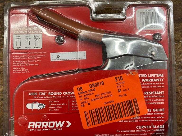 Arrow Professional Low Voltage Wire/Cable Staple Gun Metzger Property
