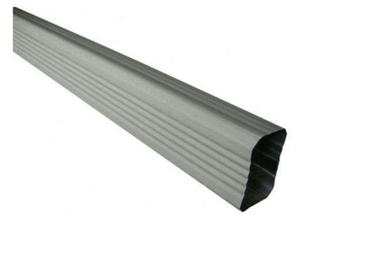 Aluminum Rectangular Downspouts, Gray, 2" x 3" Metzger Property