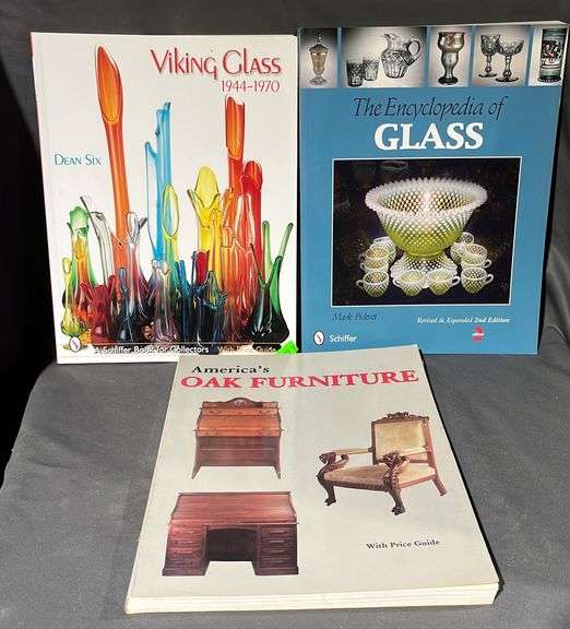 Viking glass, oak furniture, encyclopedia of glass Reference Book