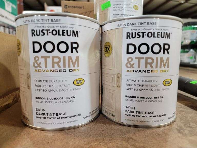2 RustOleum Satin Dark Tint Base 29 fl.oz. Metzger Property Services LLC